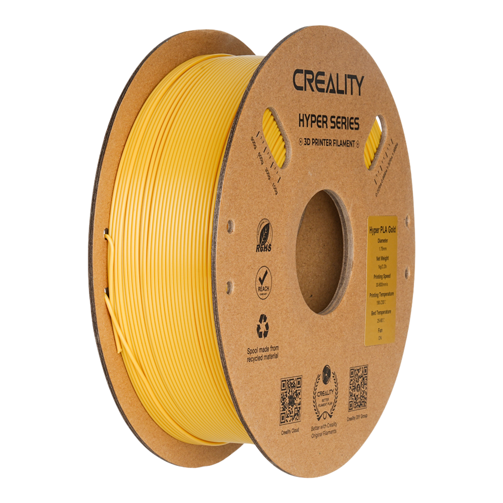 Hyper Series PLA 3D Printing Filament 1kg High-Speed Precision & Toughness