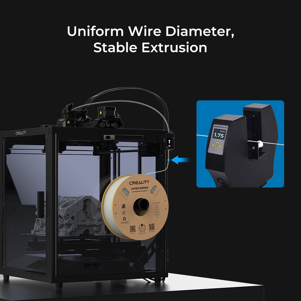 Hyper Series PLA 3D Printing Filament 1kg High-Speed Precision & Toughness