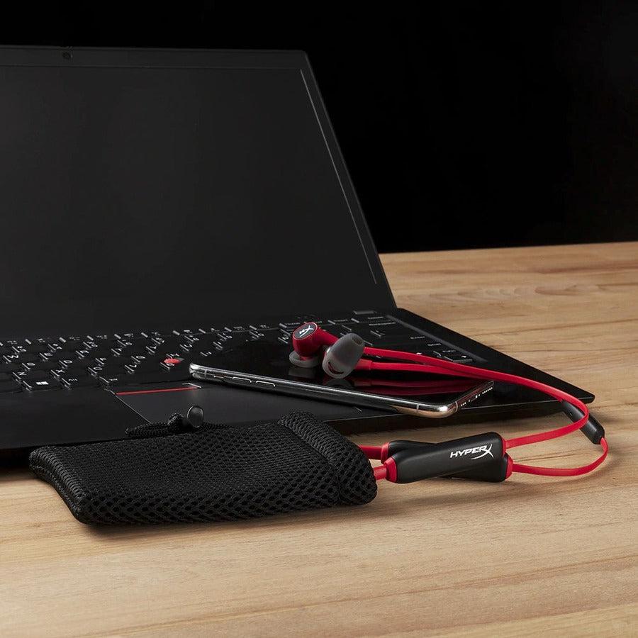 HyperX Cloud Buds Wireless Headphones (Red-Black)