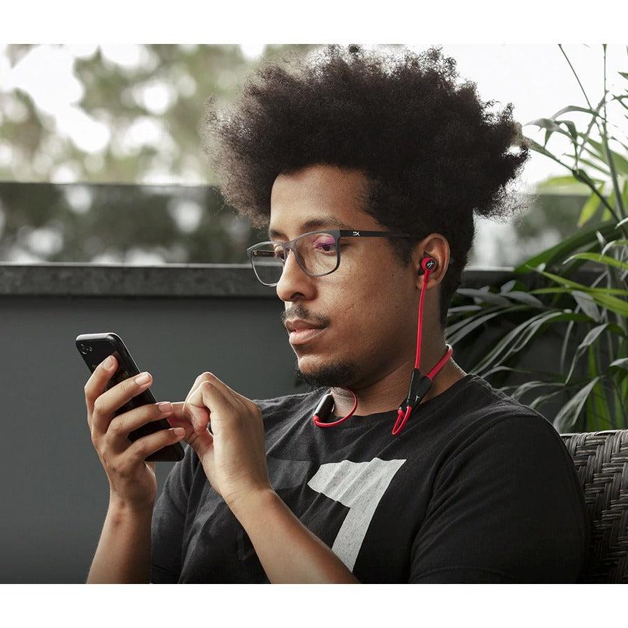 HyperX Cloud Buds Wireless Headphones (Red-Black)