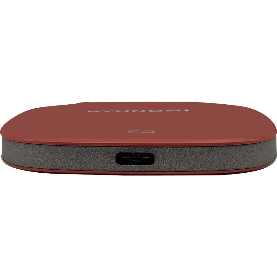 Hyundai Htesd1024R 1Tb External Solid State Drive (Candy Apple Red)