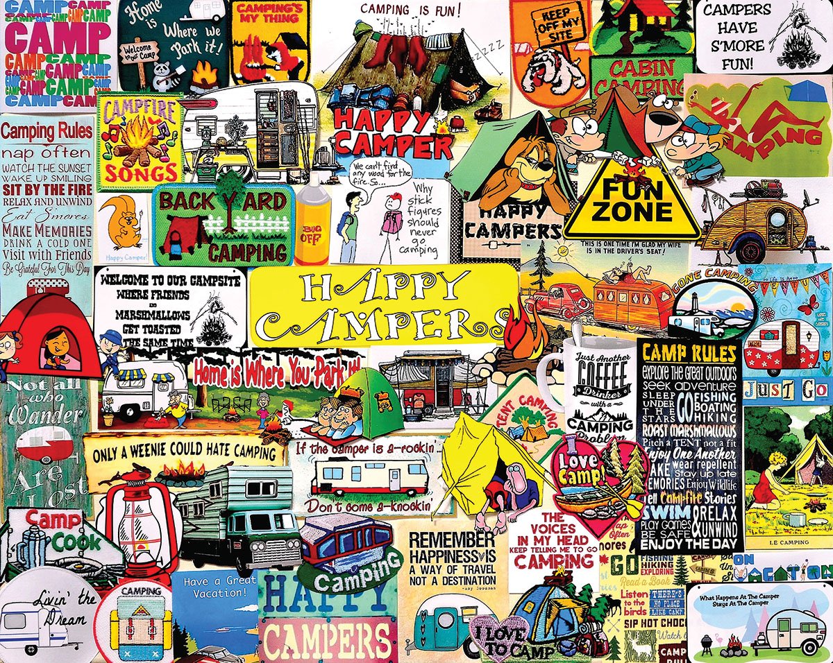 I Love Camping - 1000 Piece Jigsaw Puzzle
