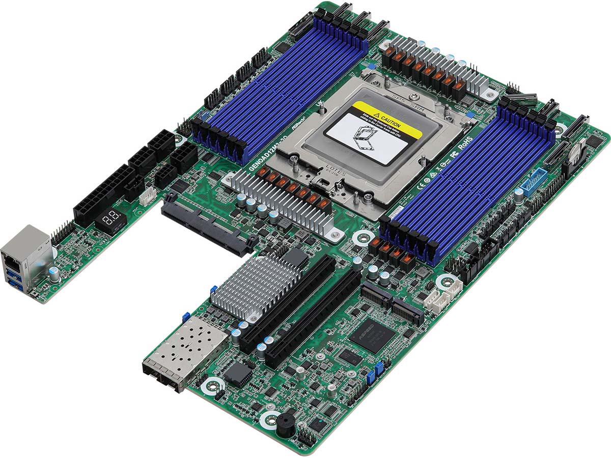 ASRock Rack GENOAD12M3-2Q CEB Server Motherboard with 25GbE for Enterprise