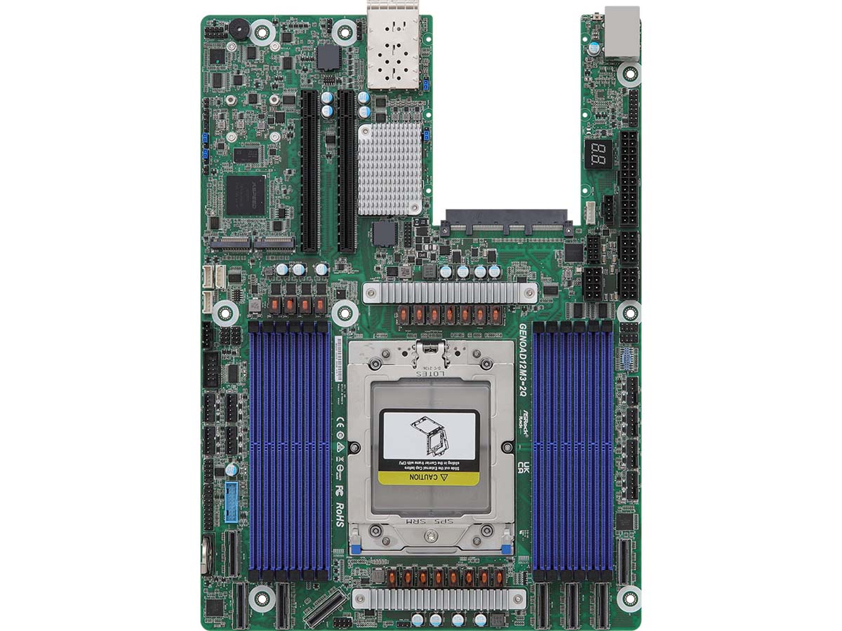 ASRock Rack GENOAD12M3-2Q CEB Server Motherboard with 25GbE for Enterprise