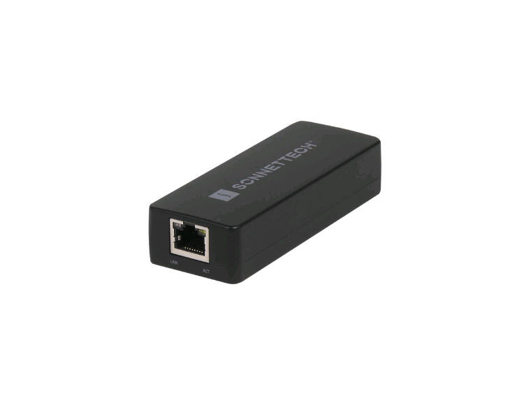 Sonnet Thunderbolt to Gigabit Ethernet Adapter AVB Compatible Avid Qualified for Pro AV