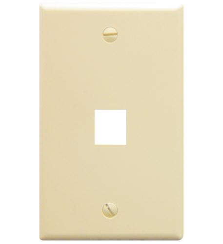 IC107F01AL - 1Port Face - Almond ICC-FACE-1-AL