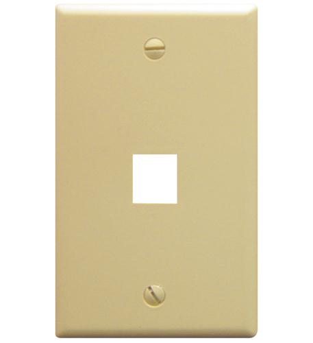 IC107F01IV - 1Port Face Ivory ICC-FACE-1-IV