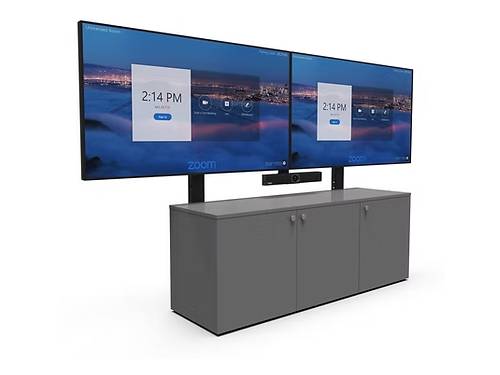 ICART AVTEQ 3-Bay Credenza for Single Display