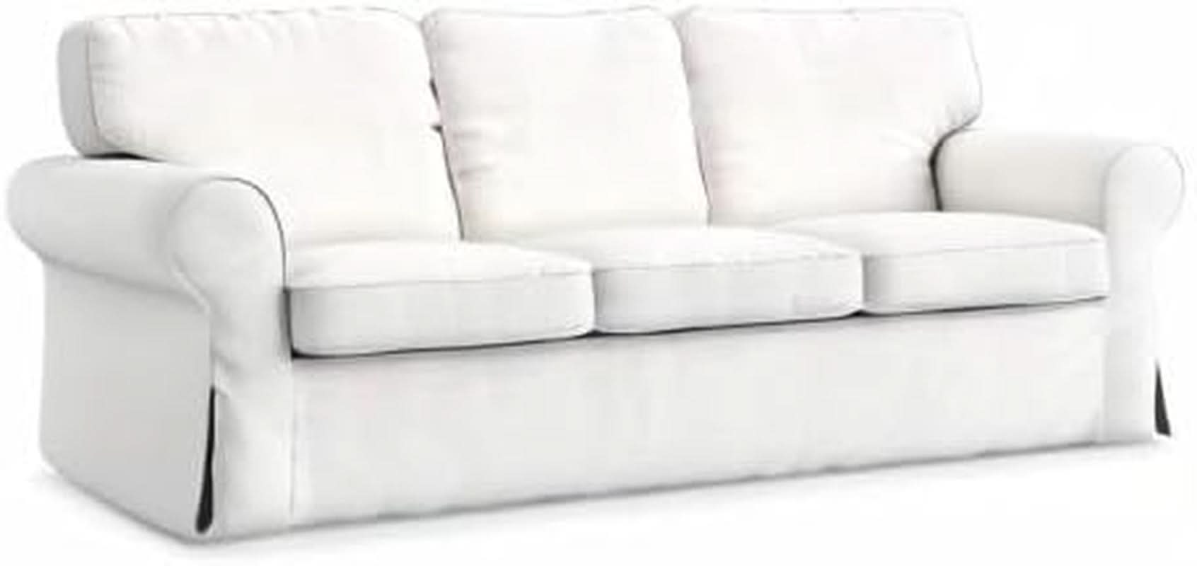 IKEA Ektorp 3 Seat Sofa Slipcover White Replacement