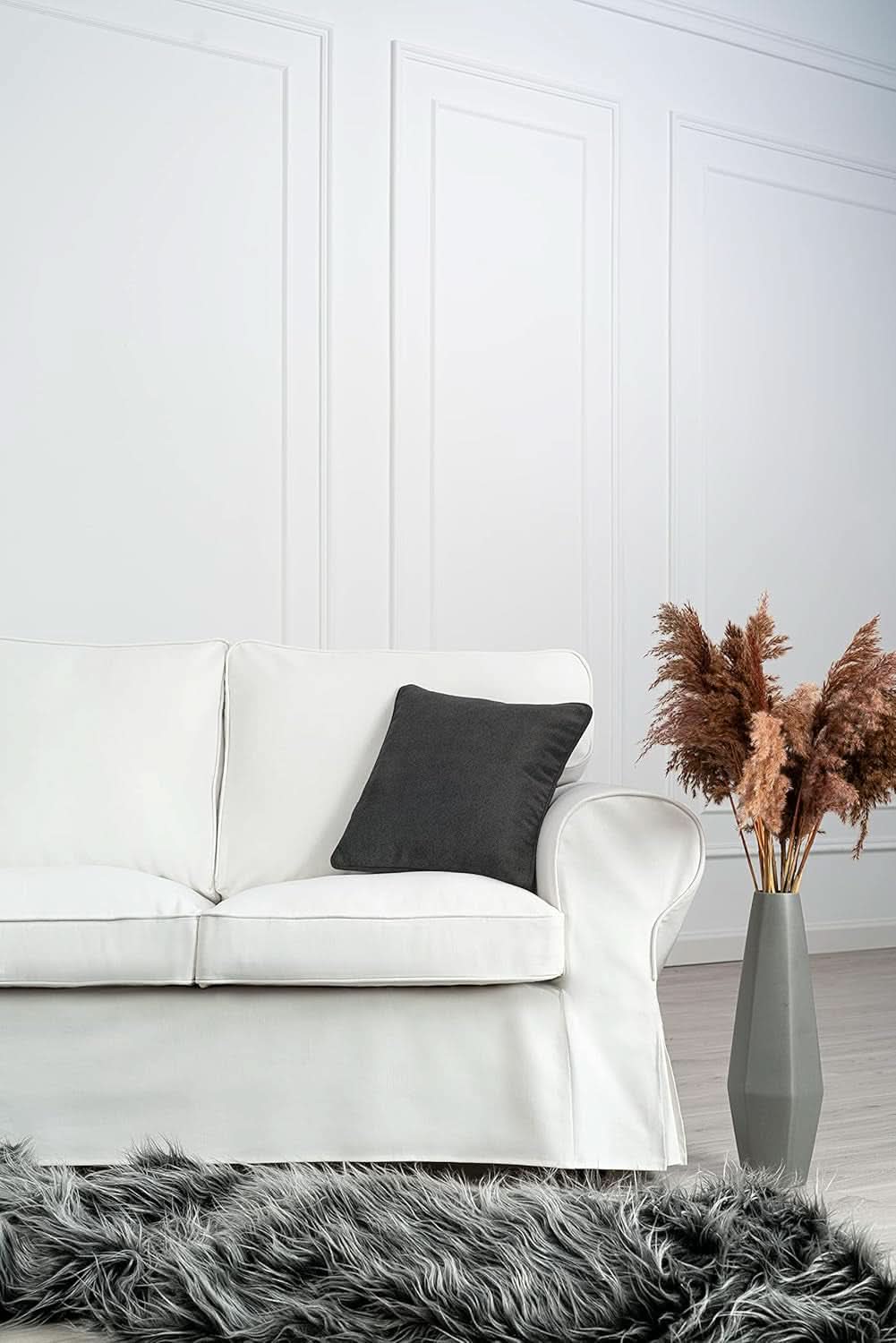 IKEA Ektorp 3 Seat Sofa Slipcover White Replacement