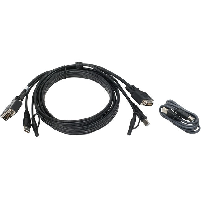 IOGEAR 10 Ft. DVI, USB KVM Cable Kit with Audio (TAA) G2L703UTAA3