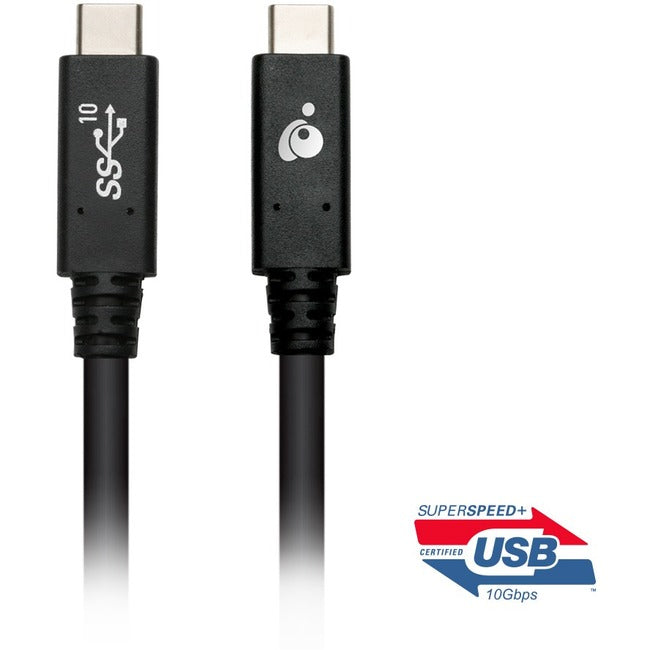 IOGEAR Smart USB-C to USB-C [USB-IF Certified] 10Gbps 3.3ft (1m) Cable with E-Marker G2LU3CCM01E