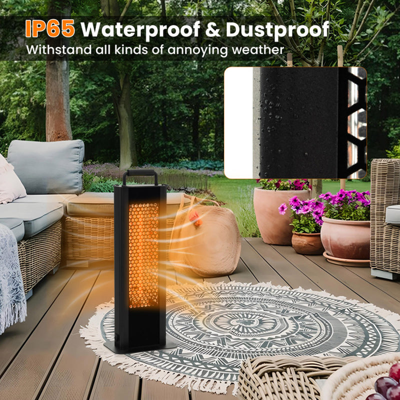 IP65 Waterproof Aluminum Patio Heater With Double Sided Heating
