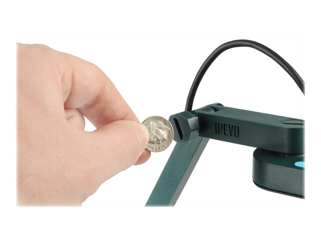 IPEVO V4K - Document camera - color - 8 MP - 3264 x 2448 - audio - USB 2.0