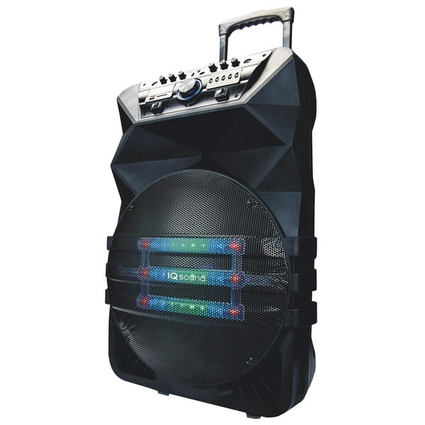 IQ Sound IQ-4115DJTWS Professional Portable Bluetooth DJ Speaker with Lights and