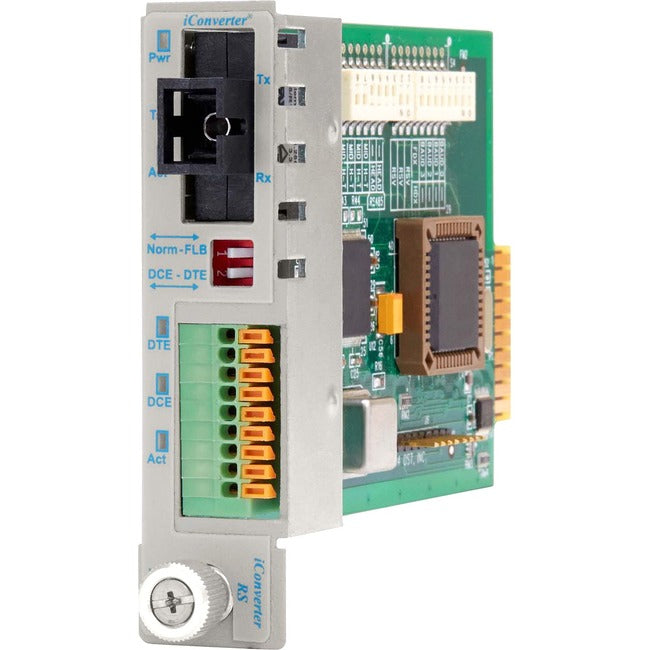 Iconverter Rs-422/485 Serial To Single-Fiber Media Converter Terminal Sc Single-Mode Bidi 20Km Module 8791T-1
