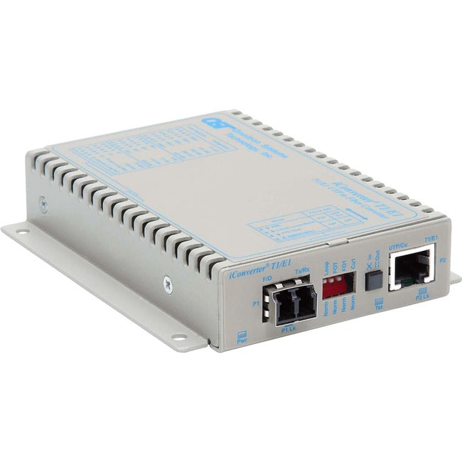 Iconverter T1/E1 Fiber Media Converter Rj48 Lc Multimode 5Km 8706-0-E
