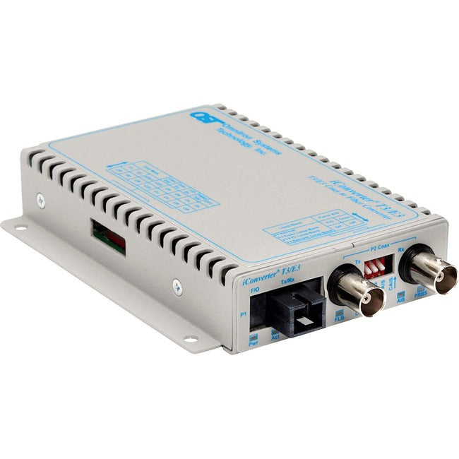 iConverter T3/E3 Single-Fiber Media Converter Coaxial SC Single-mode 20km BiDi 8750-1-D