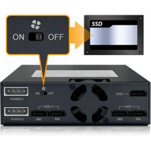 Icy Dock Mb994Iko-3Sb Rugged Full Metal 2 Bay 2.5 Inch Sas/Sata Hdd & Ssd Backplane Cage With Slim