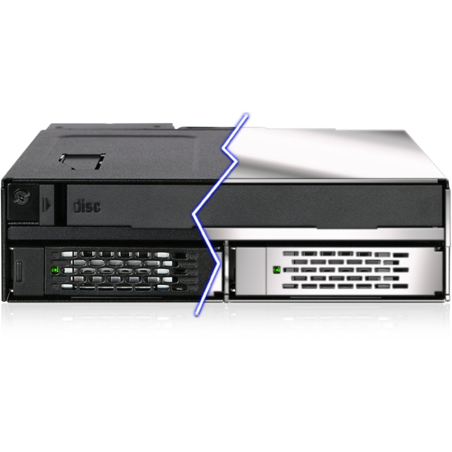 Icy Dock Tougharmor Mb602Spo-B Drive Enclosure For 5.25" - Serial Ata/300 Host Interface Internal - Black