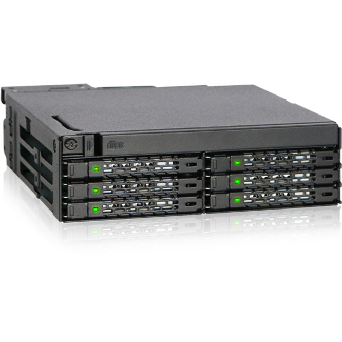 Icy Dock Tougharmor Mb606Spo-B Drive Enclosure For 5.25" - Serial Ata/600 Host Interface Internal - Black