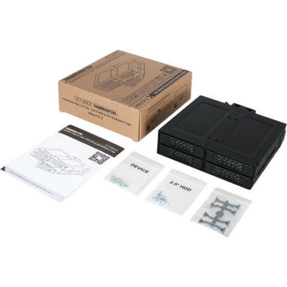 Icy Dock Tougharmor Mb607Sp-B Drive Enclosure For 5.25" - Serial Ata/600 Host Interface Internal - Black