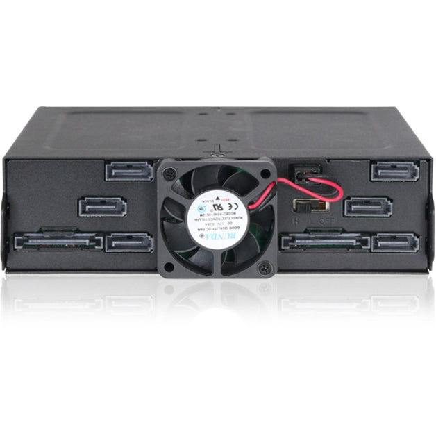 Icy Dock Tougharmor Mb608Sp-B Drive Enclosure For 5.25" - Serial Ata/600 Host Interface Internal - Black