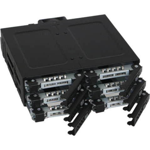 Icy Dock Tougharmor Mb608Sp-B Drive Enclosure For 5.25" - Serial Ata/600 Host Interface Internal - Black