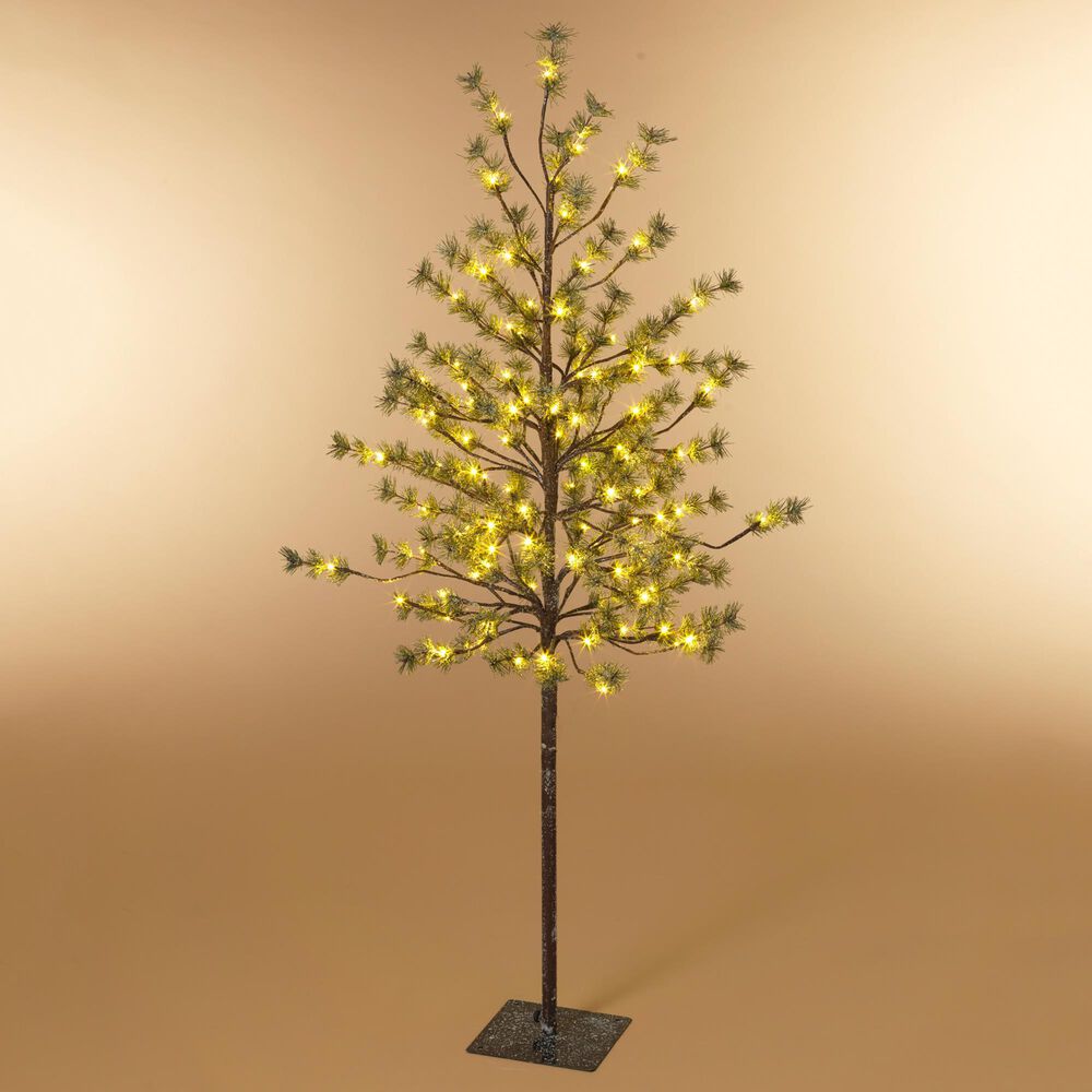 Icy Pine Tree With Warm White LED - Indoor/Outdoor