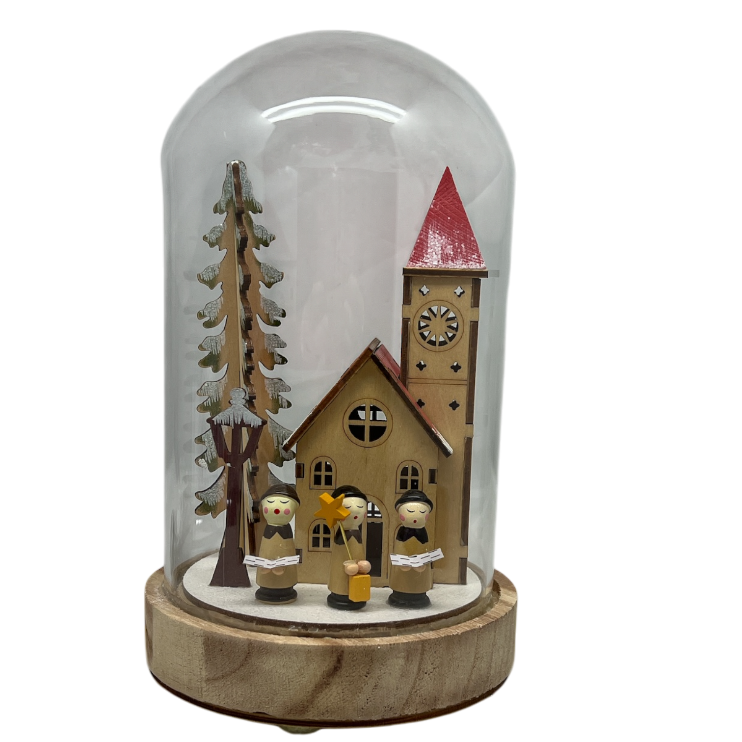 Illuminated Winter Village Domes -