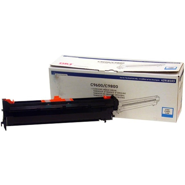 Image Drum - Cyan - 42000 Pages - For C9600/9600Hdn/9800N/9800Hdn/9650N, Min. &