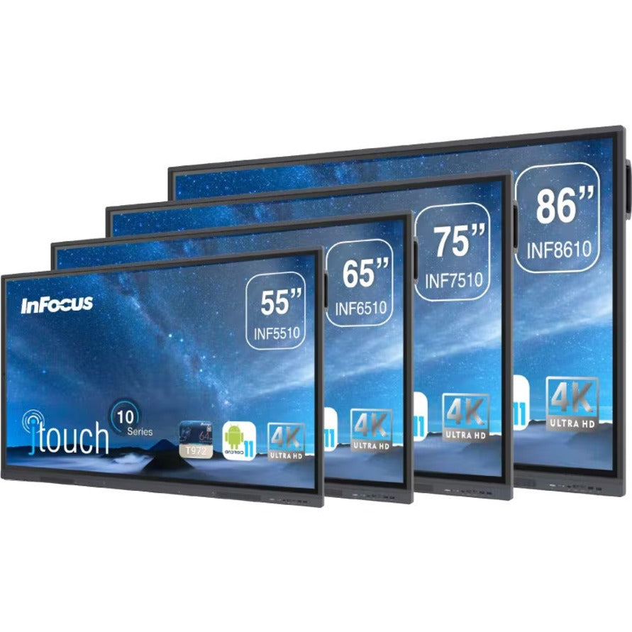 InFocus JTouch INF7510 Collaboration Display /W Mount - 75 LCD - ARM Cortex A55 1.40 GHz -