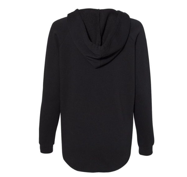 Independent Trading Co. Women's Lightweight California Wave Wash Hooded Sweatshirt – Laid-Back Style, Softly Washed for Ultimate Comfort