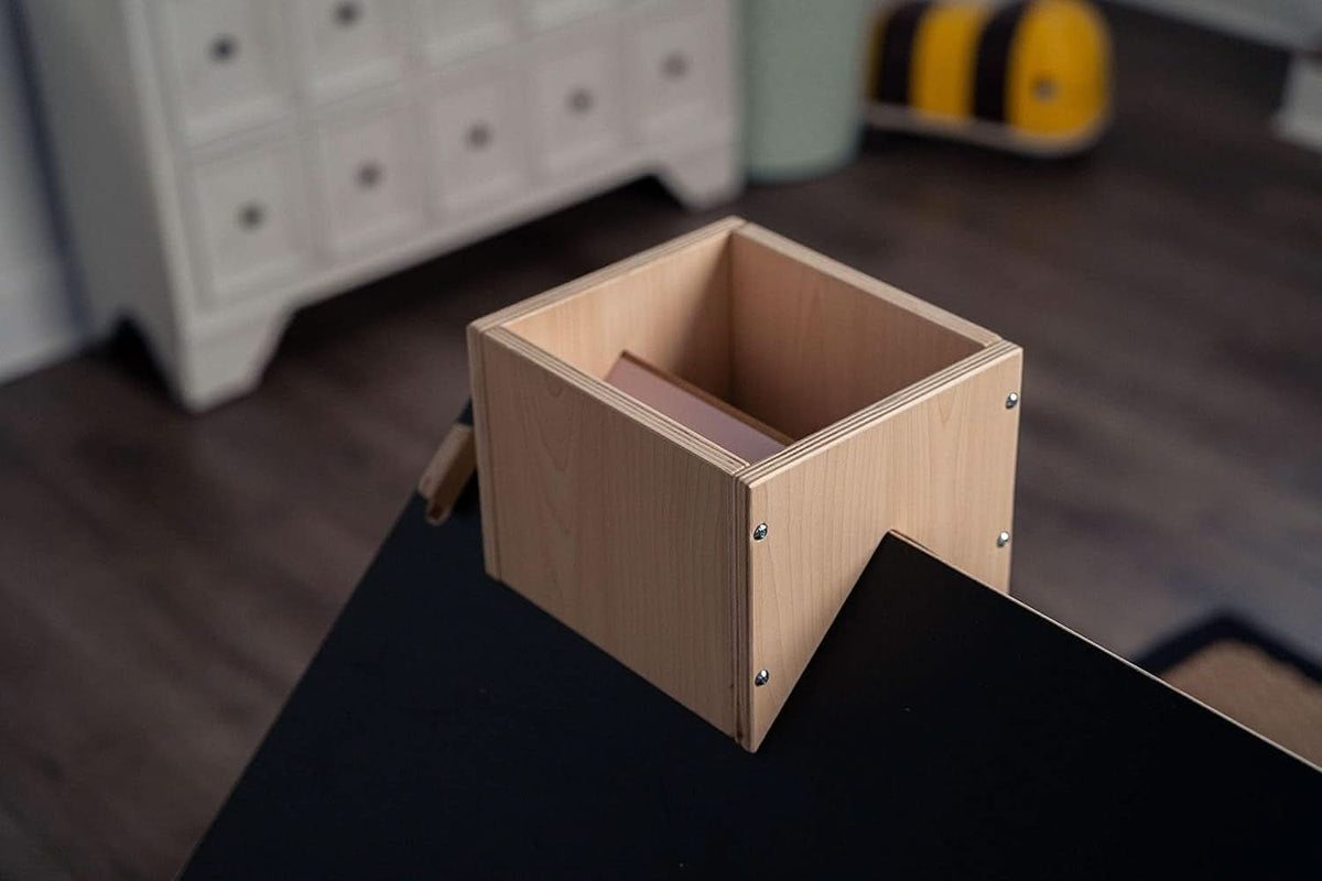 Indoor Montessori Wooden Playhouse With Chalkboard