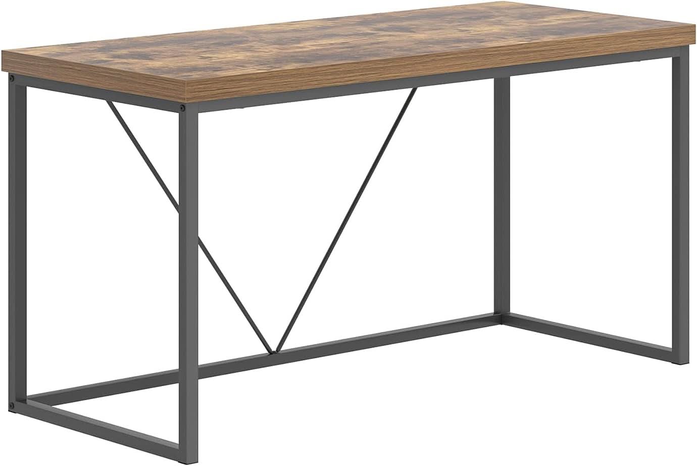 Industrial Computer Desk for Home Office and Study