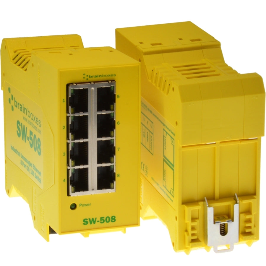 Industrial Ethernet 8Port Sw,-22 To+176 Degf Galvanic Isolation