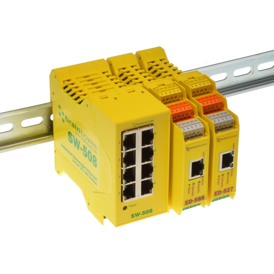 Industrial Ethernet 8Port Sw,-22 To+176 Degf Galvanic Isolation