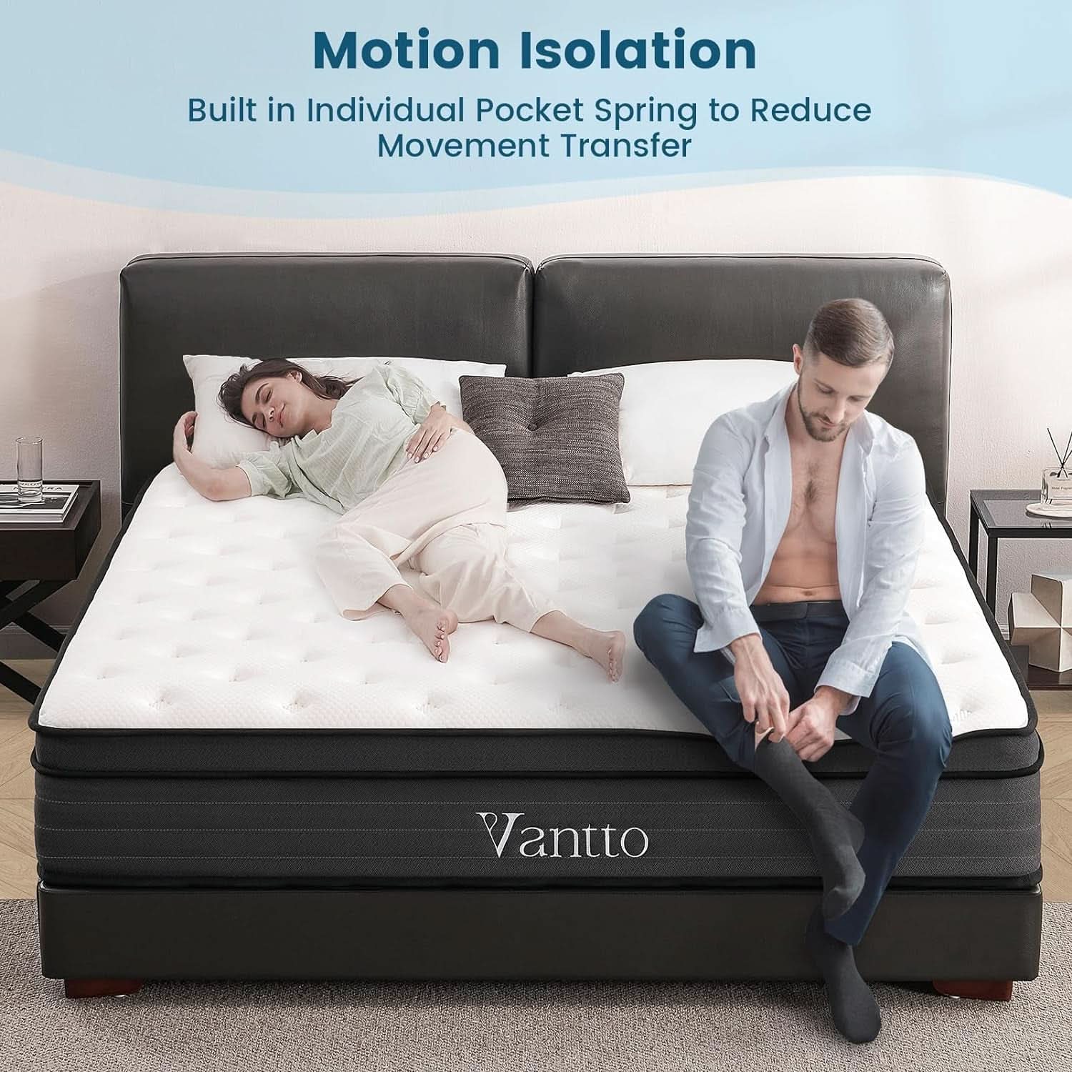 Industrial Grade Size Memory Foam Hybrid Mattress Stability Pro Plus