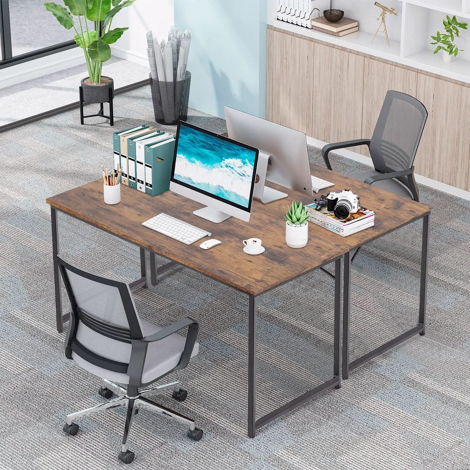 Industrial Laptop Desk 39.4 Inch Length 19.7 Inch Width