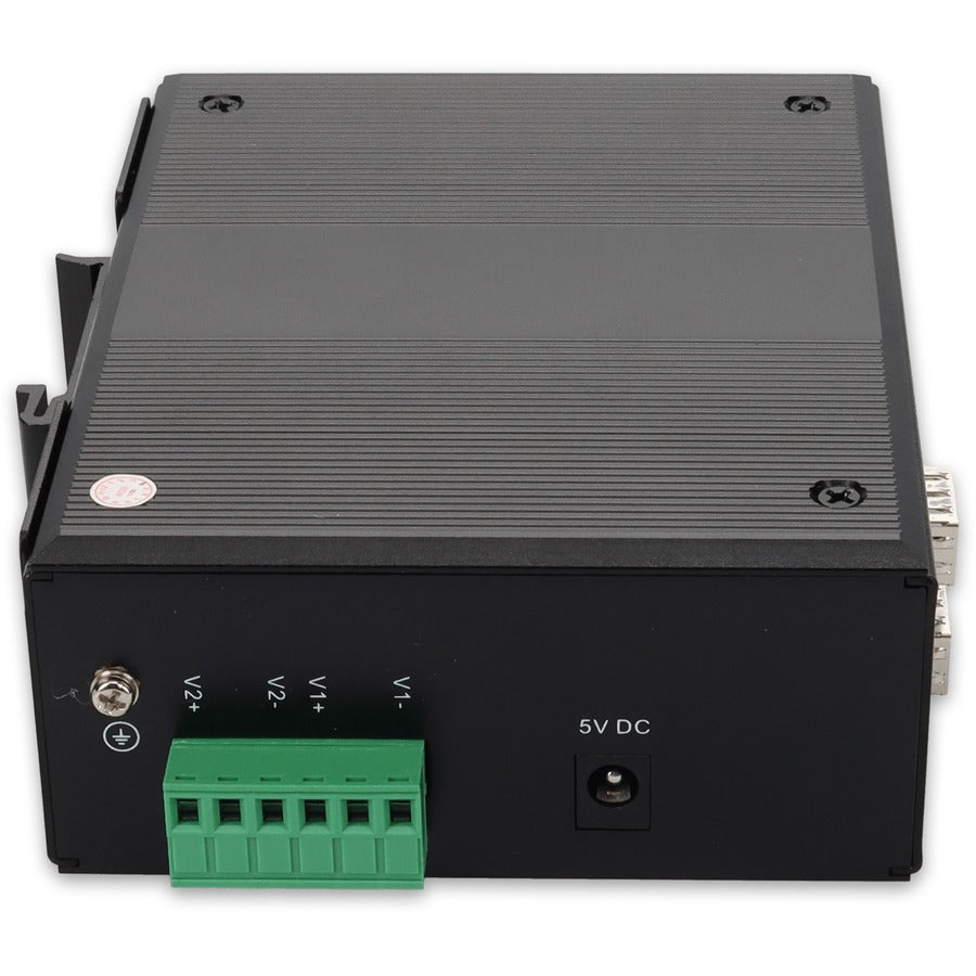 Industrial Media Converter Switch 4-Port RJ45 to 2 SFP - AddOn ADD-IFMC-4RJ2SFP