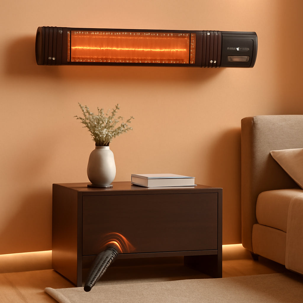 Infrared Patio Heater 1500W IP65 Waterproof Outdoor