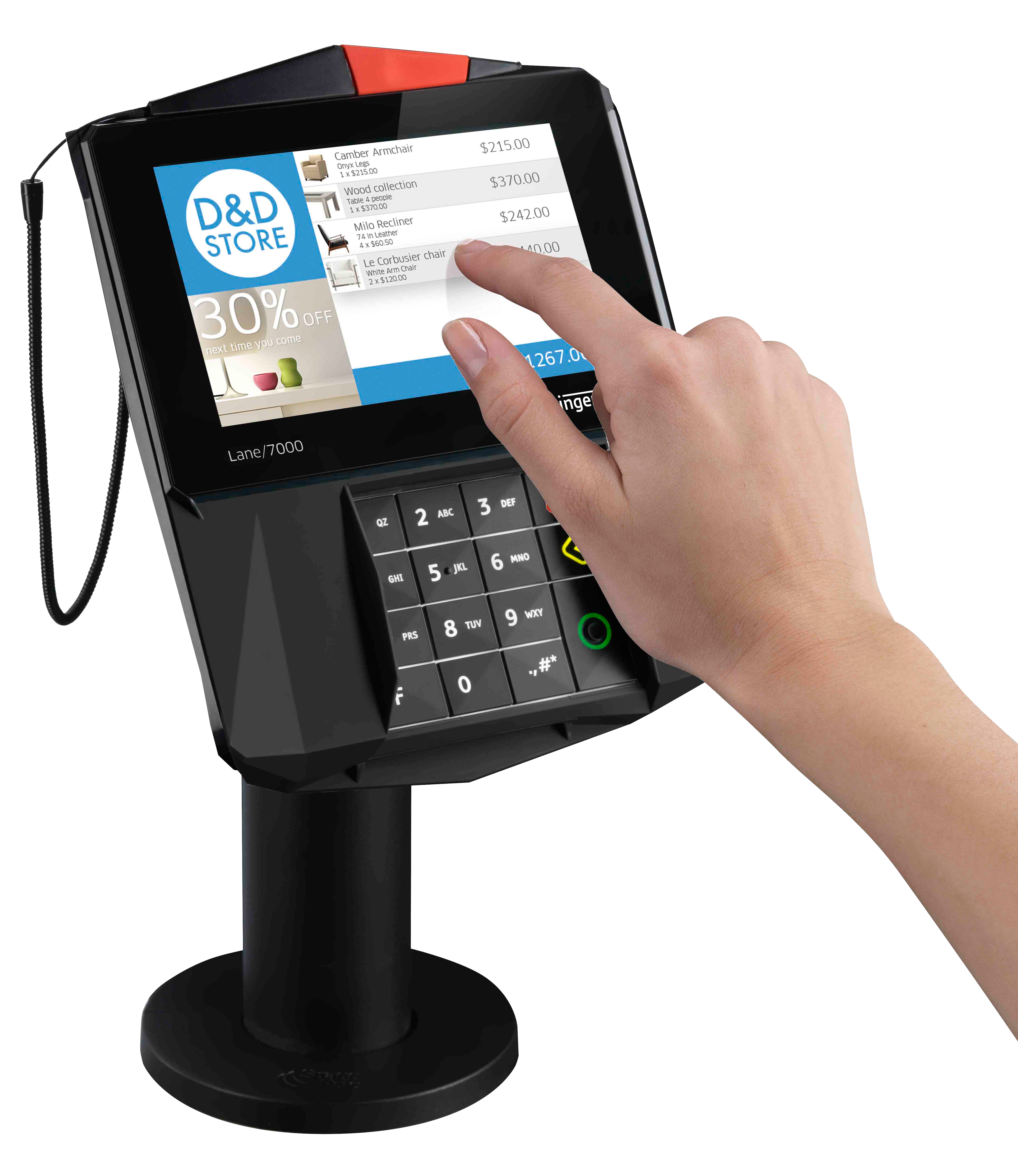 Ingenico Lane 7000 Credit Card Terminal