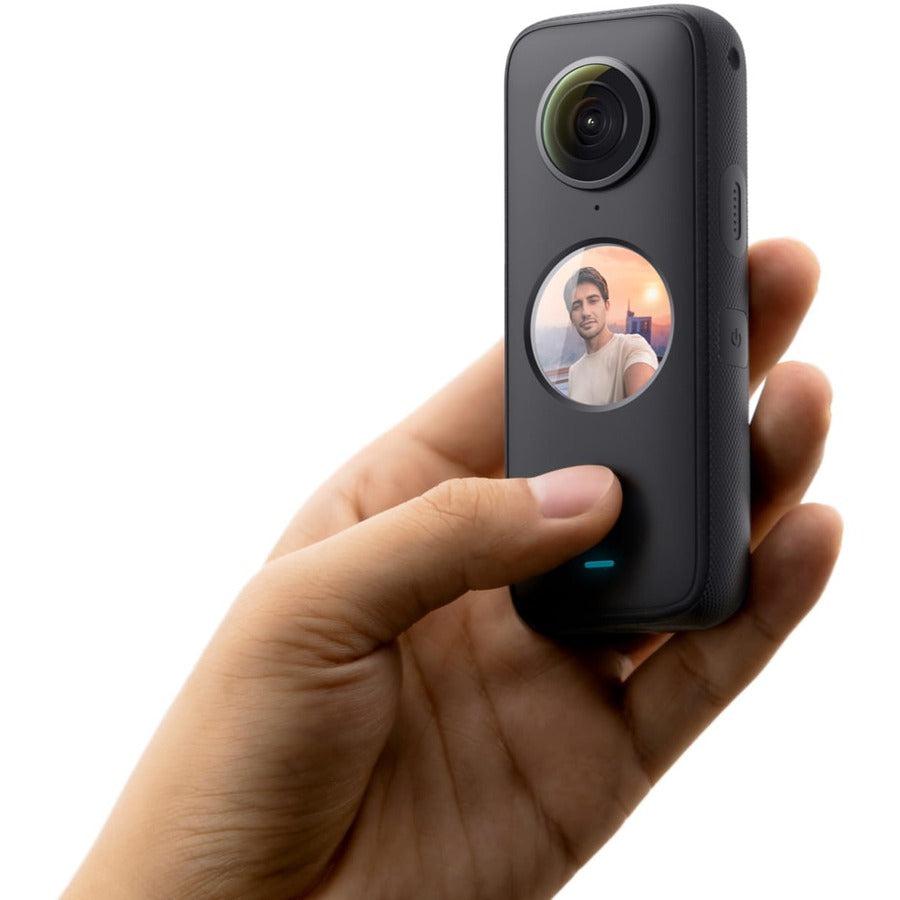 Insta360 ONE X2 Digital Camcorder - 1.3" LCD Touchscreen - 1/2.3" CMOS - High Dynamic Range (HDR) - 5.7K