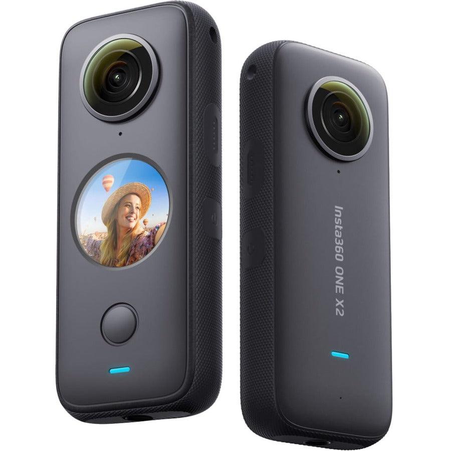 Insta360 ONE X2 Digital Camcorder - 1.3" LCD Touchscreen - 1/2.3" CMOS - High Dynamic Range (HDR) - 5.7K