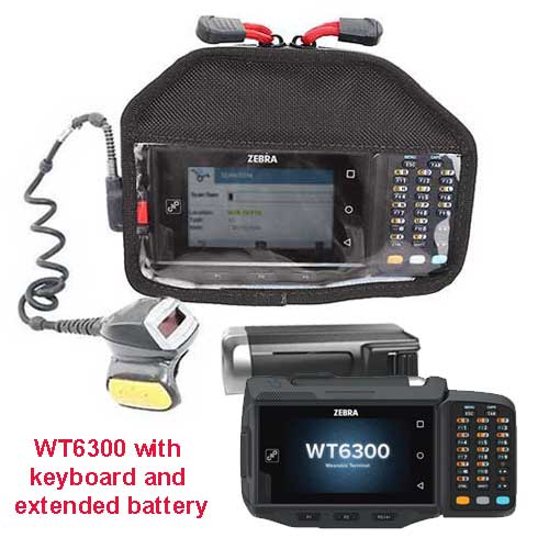 Insulated OP Case WristMount with port access for Zebra WT6000/WT6300 with Keypad and Extended Battery