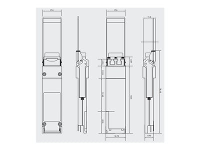 Integra Optics - QSFP28 transceiver module - 100 GigE optical - 100GBase-ER4 - LC single-mode - up to 24.9 miles - 1294-1310 5C0E-IO