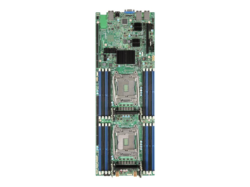 Intel Compute Module HNS2600TPR - Server - blade 2-way - no CPU up to - RAM 0 GB - no HDD - Gigabit Ethernet, 10 Gigabit