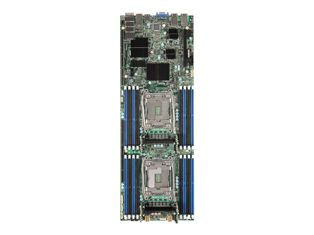 Intel Compute Module HNS2600TPR - Server - blade 2-way - no CPU up to - RAM 0 GB - no HDD - Gigabit Ethernet, 10 Gigabit