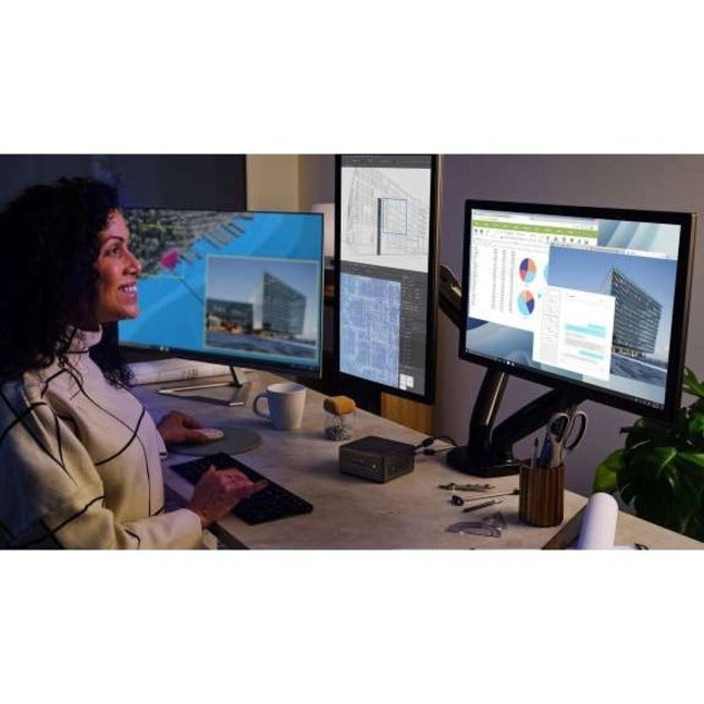 Intel Nuc 12 Pro Nuc12Wshi7 Desktop Computer - Intel Core I7 12Th Gen I7-1260P Dodeca-Core (12 Core) - 16 Gb Ram Ddr4 Sdram - 500 Gb M.2 Pci Express Nvme 4.0 Ssd - Mini Pc