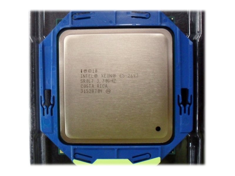 Intel Xeon E5-2643 - 3.3 GHz - 4 cores - 8 threads - 10 MB cache - LGA2011 Socket - for ProLiant DL380p Gen8